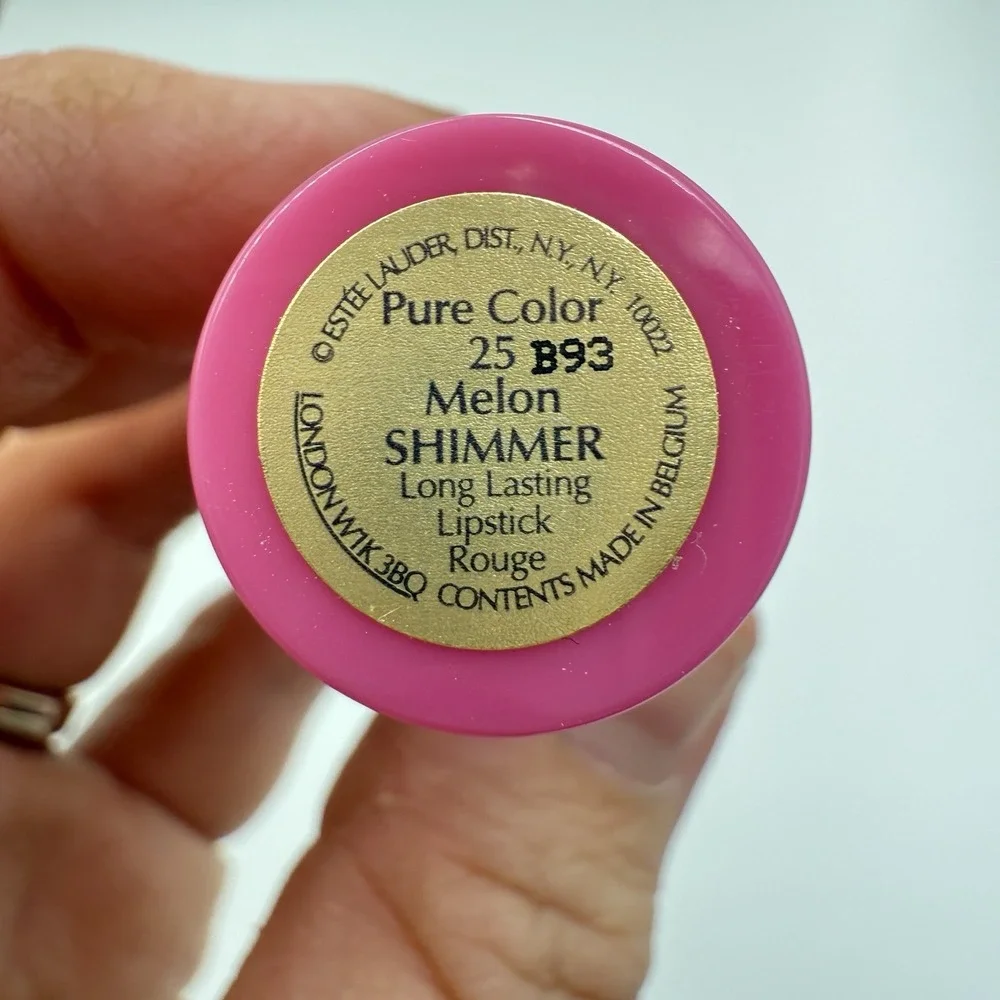 Estee Lauder Pure Color 25 Melon‎ Shimmer Long Lasting Lipstick Rouge Full Size